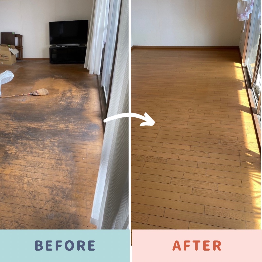 トイレ特殊清掃ビフォーアフター